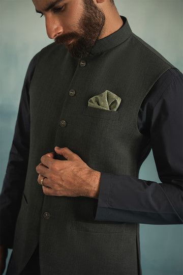 'Dark Green' Waistcoat